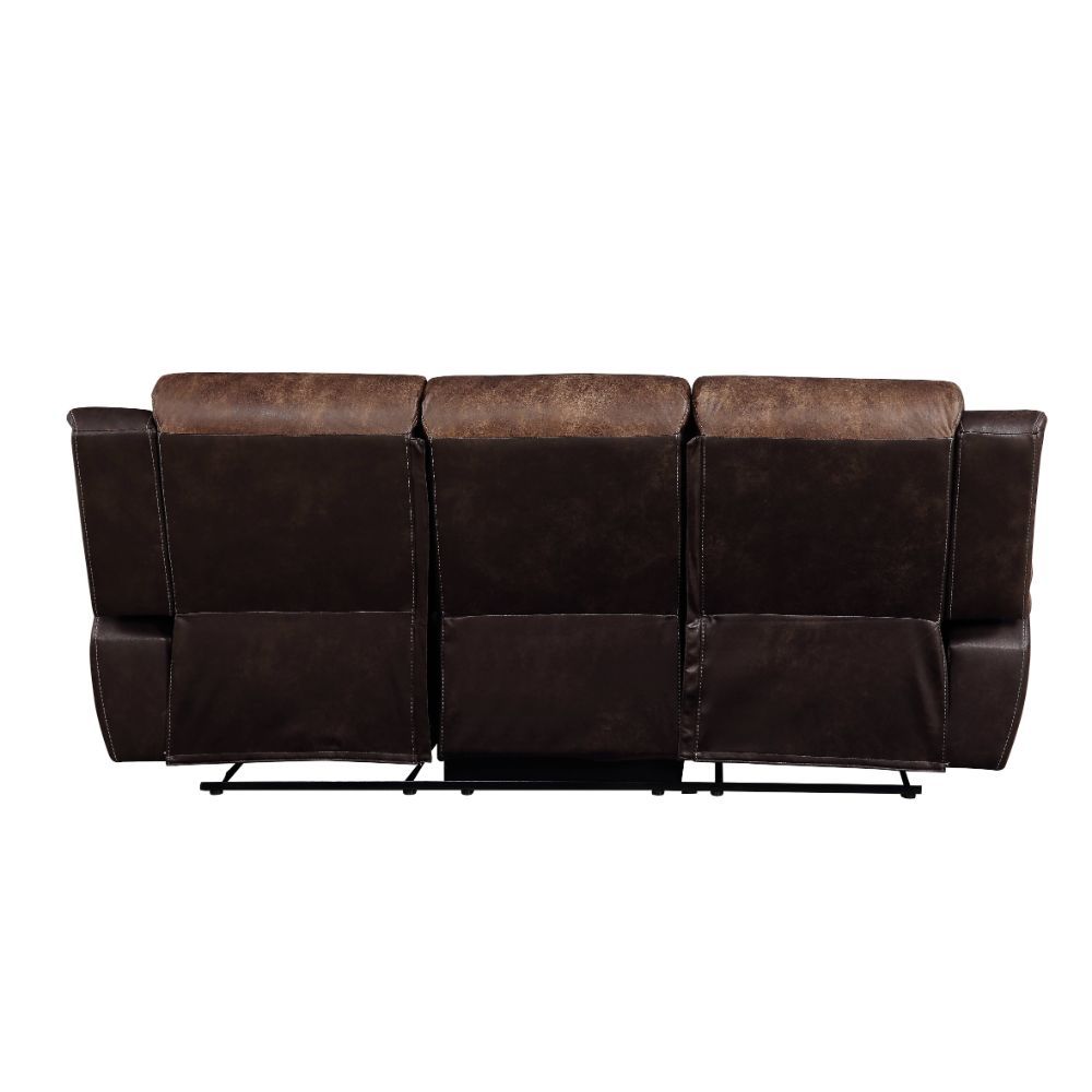 Jaylen - Motion Sofa - Toffee & Espresso Polished Microfiber - Urban Living Furniture (Los Angeles, CA)