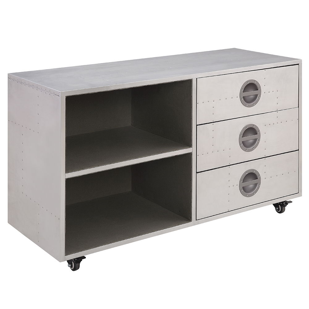 Brancaster - 23" Cabinet - Aluminum - Urban Living Furniture (Los Angeles, CA)