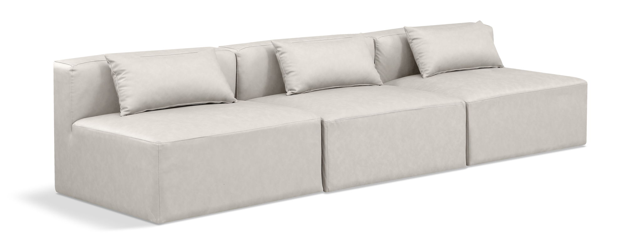 Cube - Modular 3 Seat Armless Sofa - Urban Living Furniture (Los Angeles, CA)