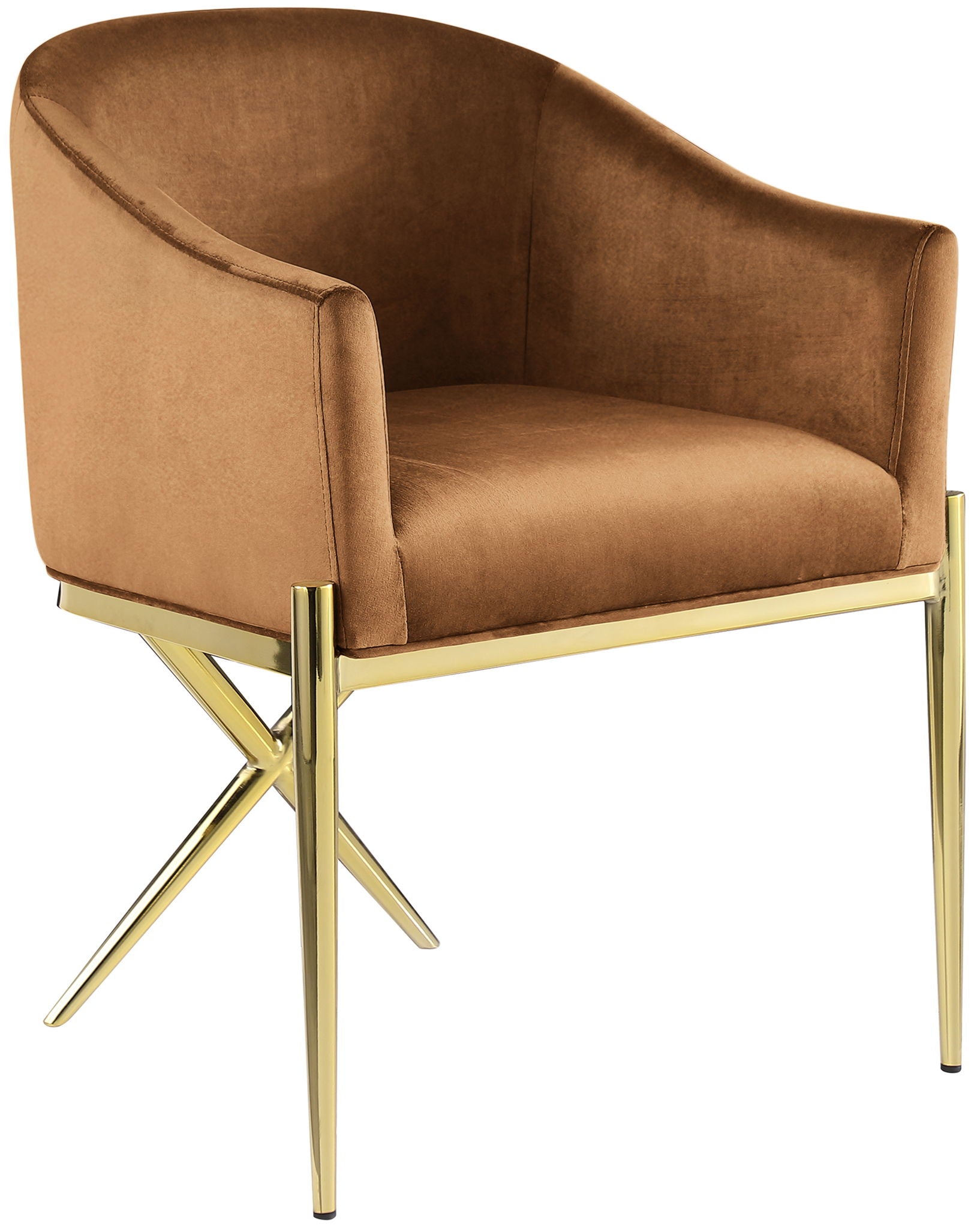 Xavier - Dining Chair with Gold Legs - Urban Living Furniture (Los Angeles, CA)