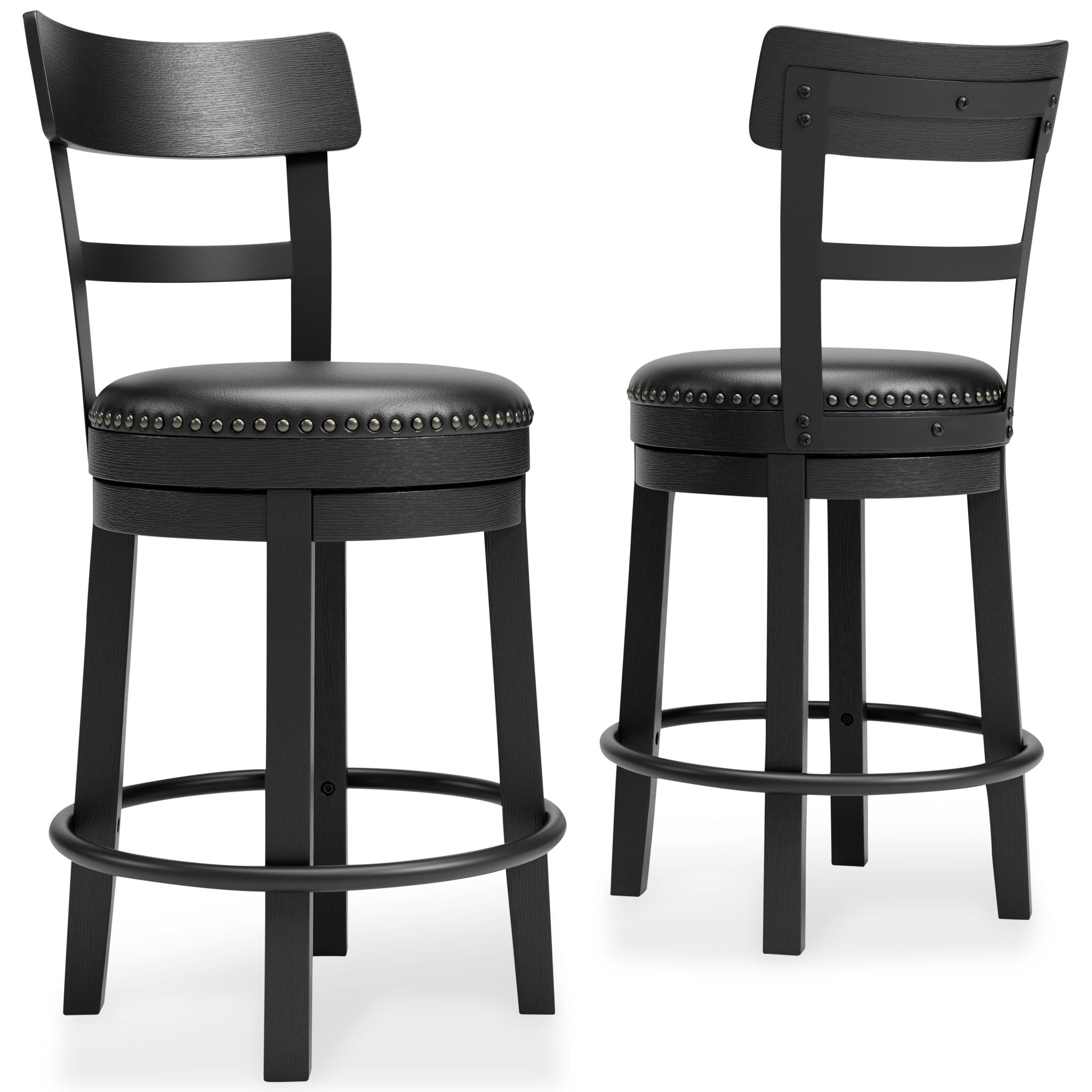 Valebeck - Full Back Swivel Stool - Urban Living Furniture (Los Angeles, CA)