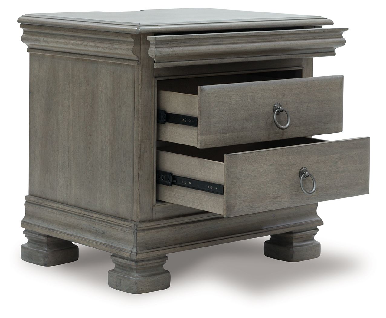 Lexorne - Gray - Three Drawer Night Stand - Urban Living Furniture (Los Angeles, CA)