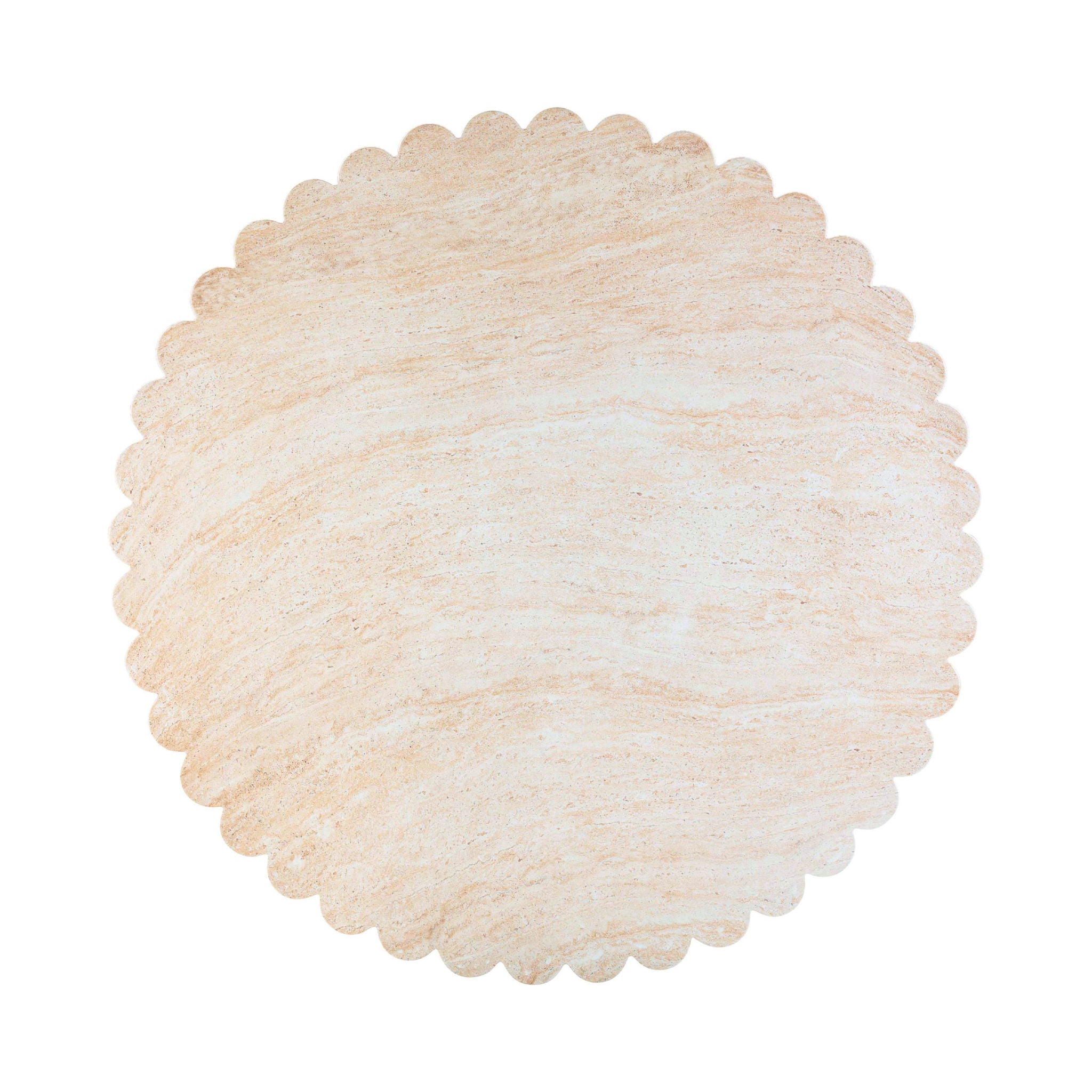 Blossom - Indoor / Outdoor Round Dining Table - Washed Travertine