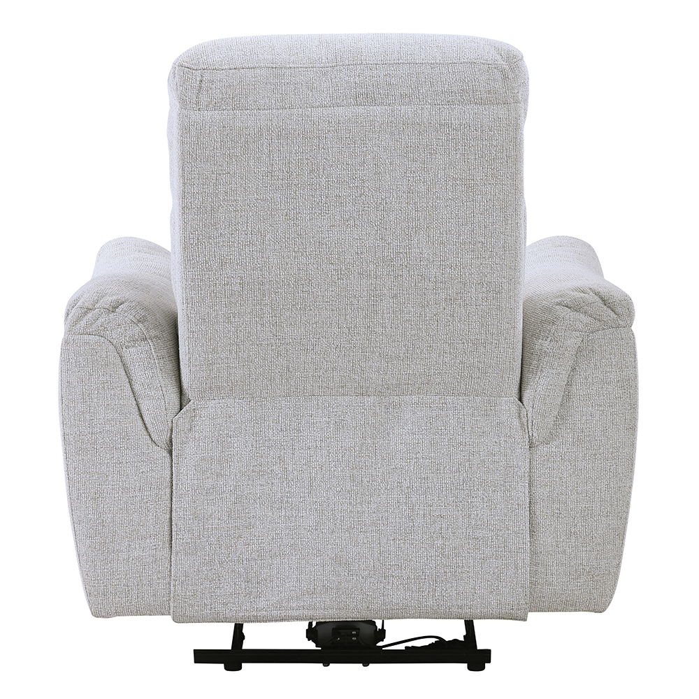 Eastre - Power Motion Recliner With USB Port - Beige Chenille - Urban Living Furniture (Los Angeles, CA)