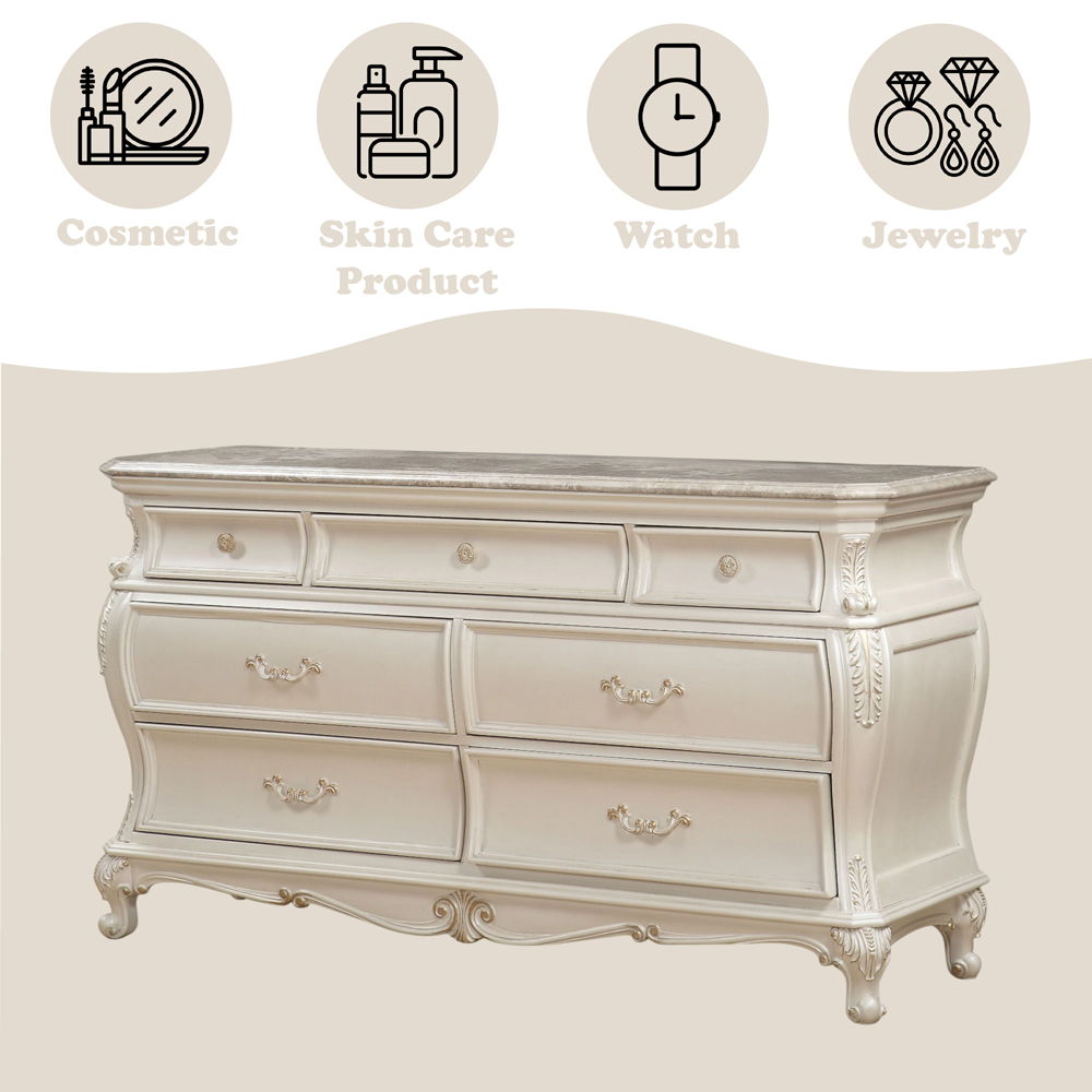 Chantelle - Dresser w/Granite Top - Urban Living Furniture (Los Angeles, CA)