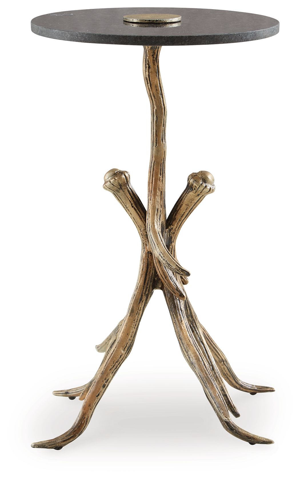 Lemkins - Black / Antique Gold Finish - Accent Table - Urban Living Furniture (Los Angeles, CA)