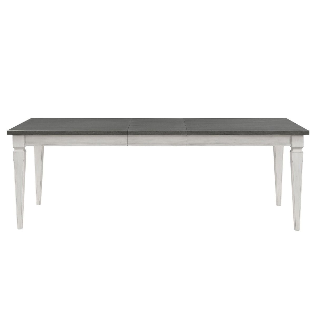 Katia - Dining Table With Leaf - Rustic Gray & Weathered White - Urban Living Furniture (Los Angeles, CA)