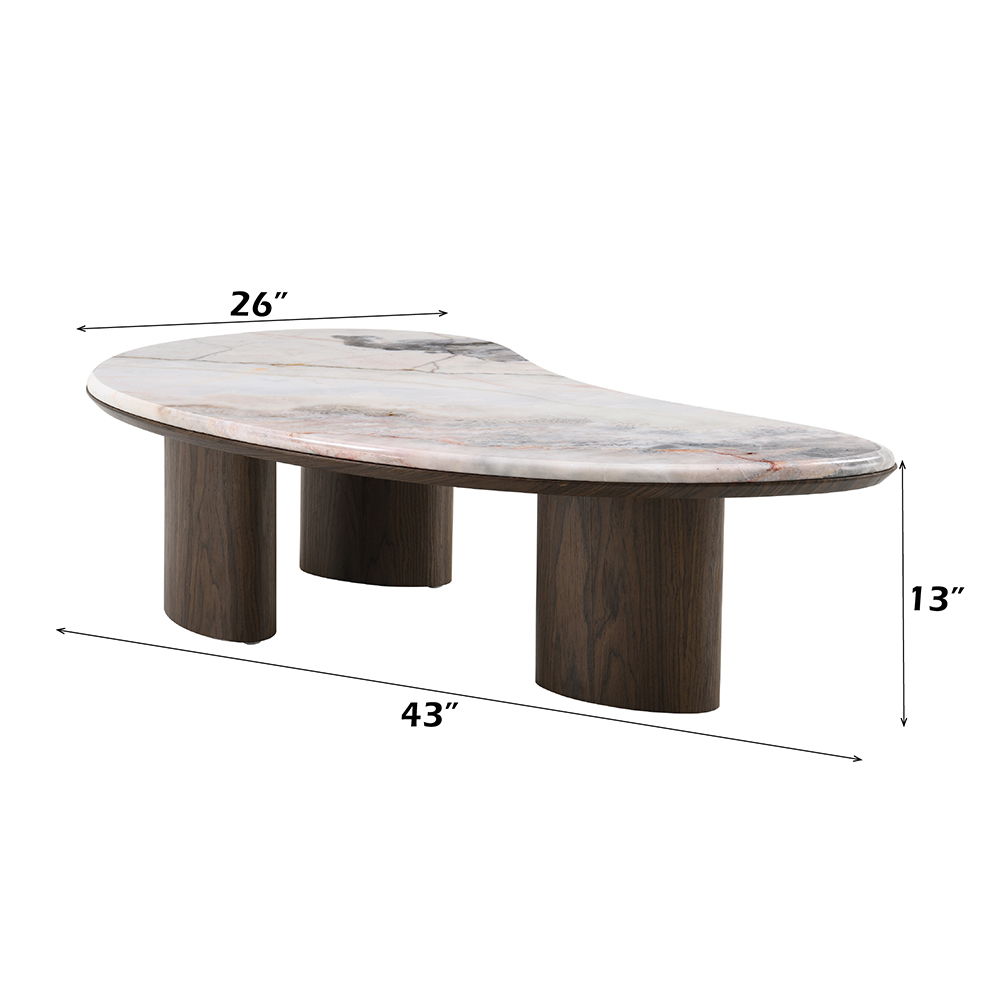 Hanale - Table With Marble Top - Urban Living Furniture (Los Angeles, CA)