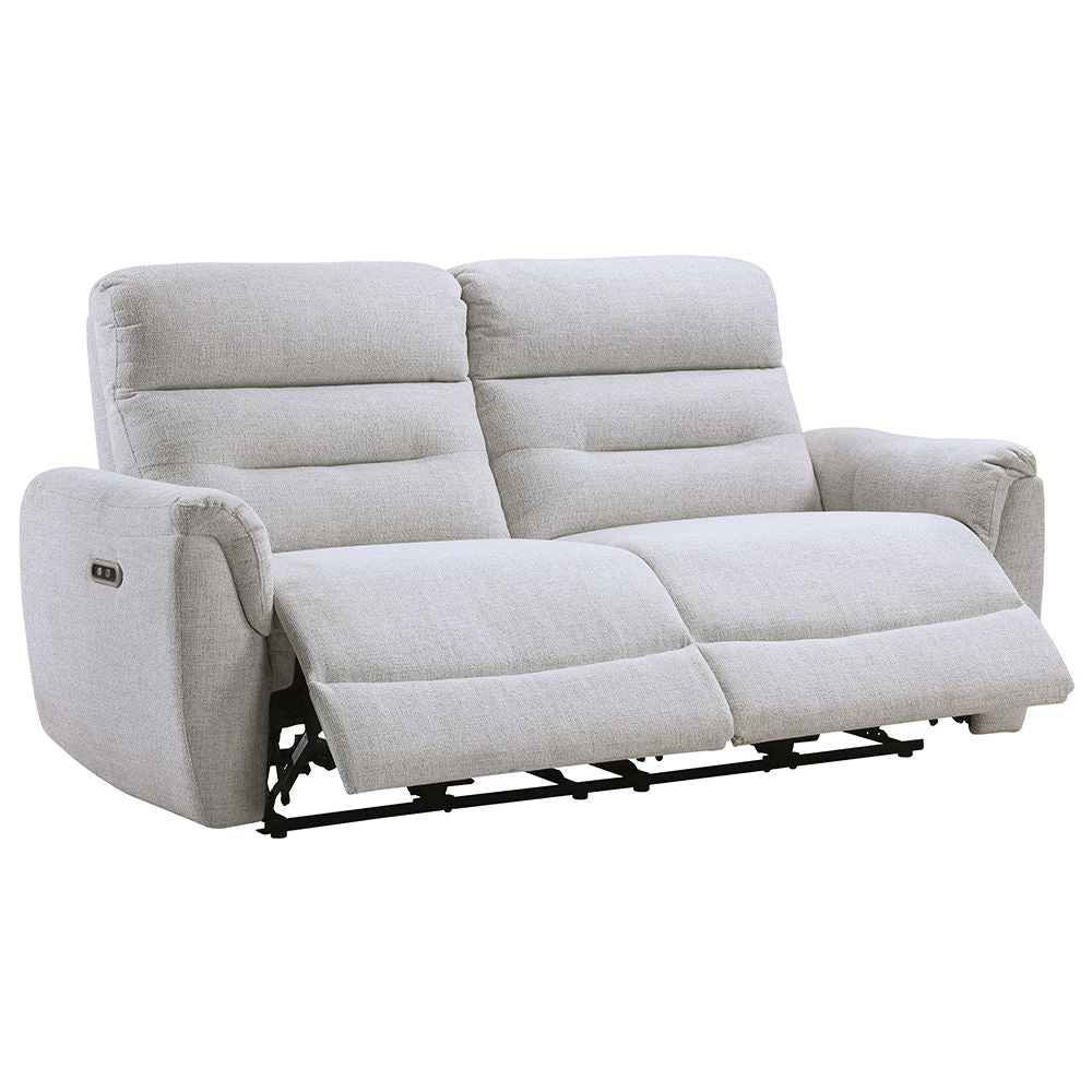 Eastre - Power Motion Sofa With USB Port - Beige Chenille - Urban Living Furniture (Los Angeles, CA)