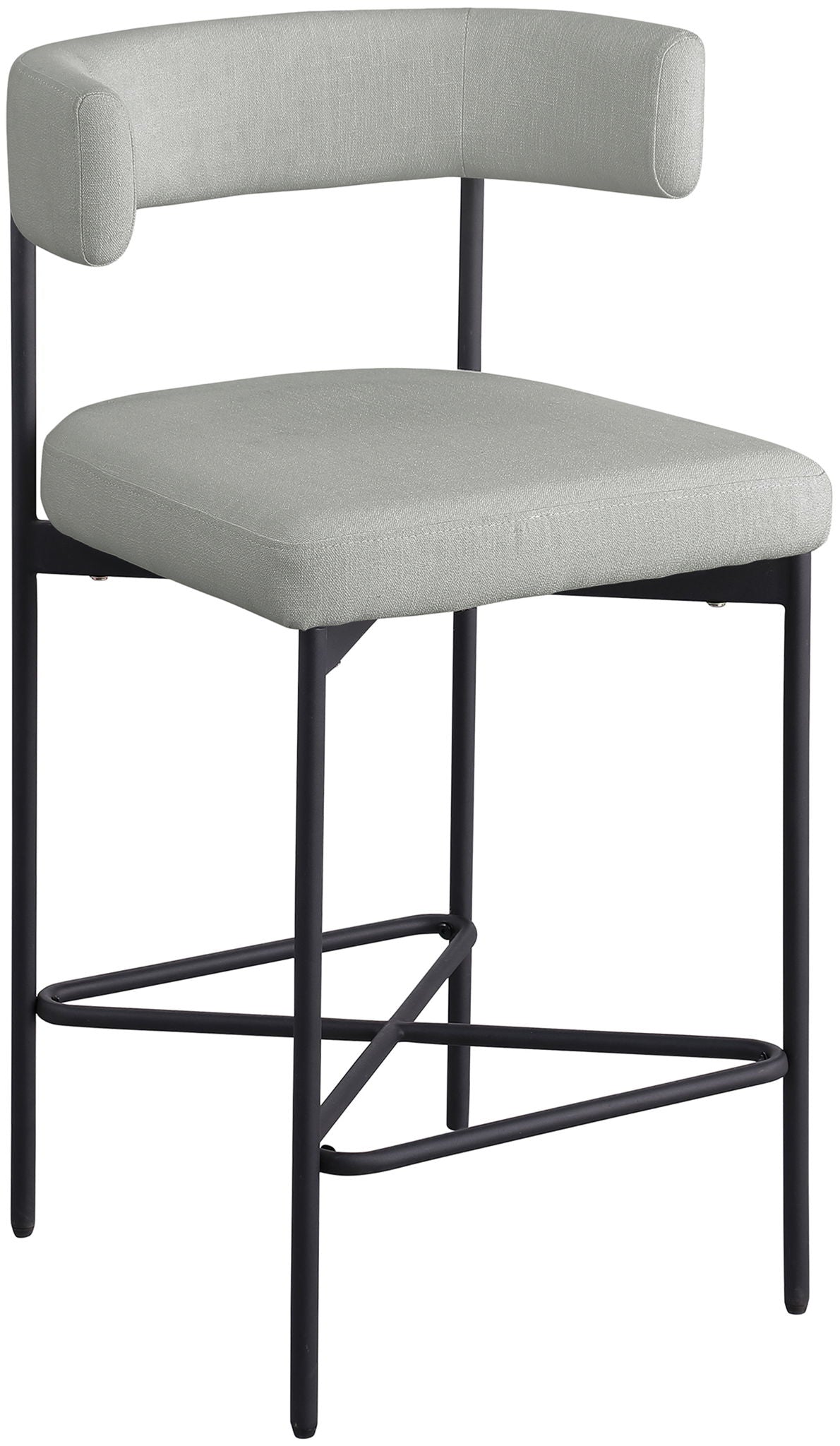 Rivage - Durable Stool With Black Frame (Set of 2) - Urban Living Furniture (Los Angeles, CA)