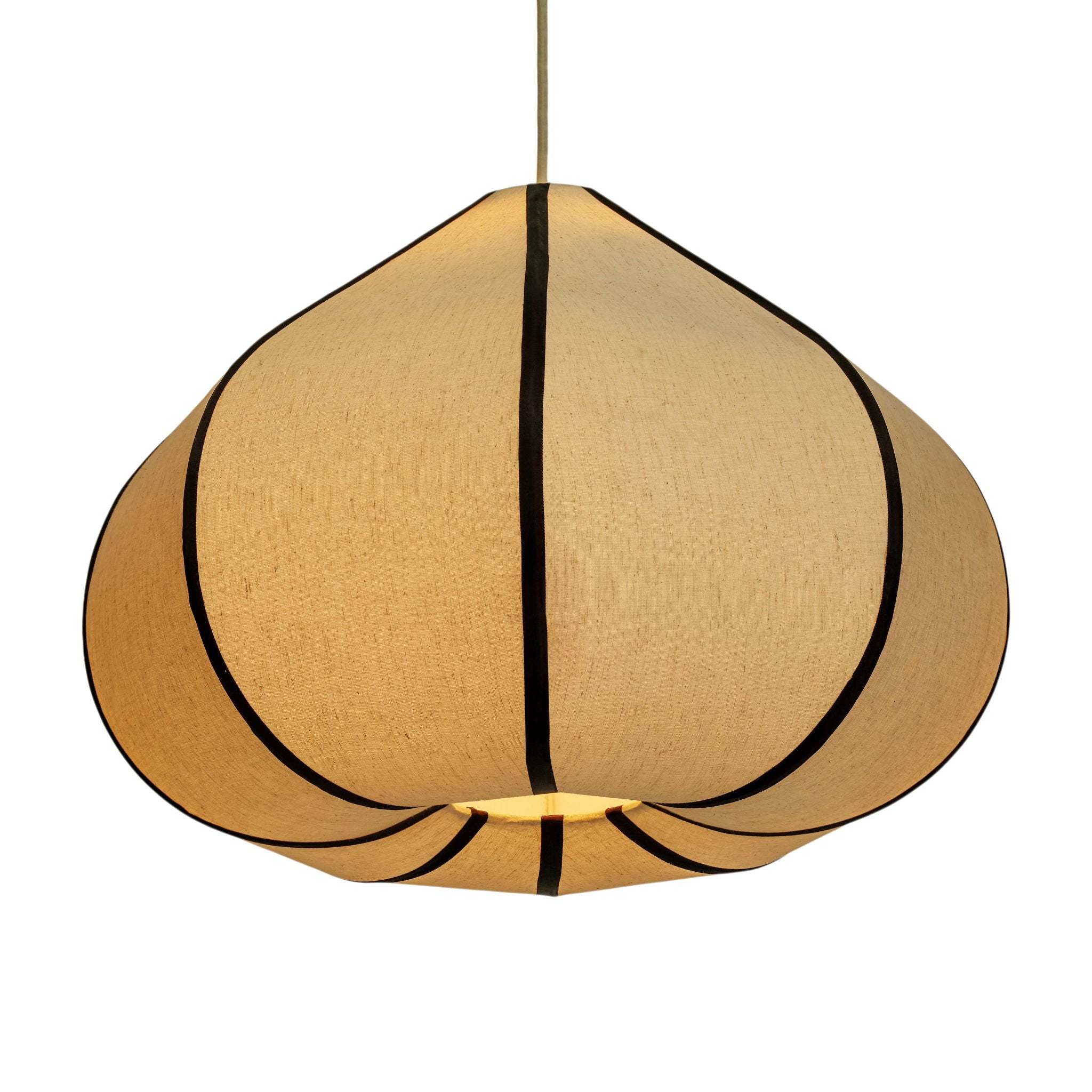 Josephine - Teardrop Pendant Lamp - Chocolate Brown