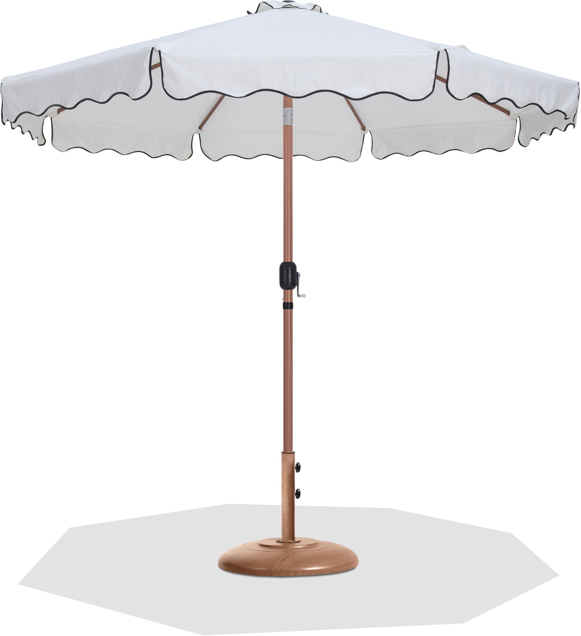 Amalfi - Patio Umbrella - Light Brown Base / Light Brown Pole - Urban Living Furniture (Los Angeles, CA)