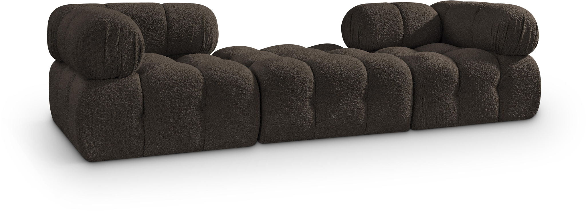 Ames - 3 Piece Boucle Modular Sofa With 1 Backless Seat - Urban Living Furniture (Los Angeles, CA)