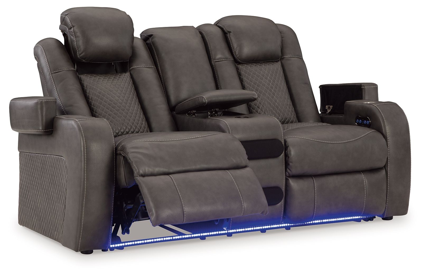 Fyne-dyme - Power Reclining Loveseat With Console/Adj Hdrst - Urban Living Furniture (Los Angeles, CA)