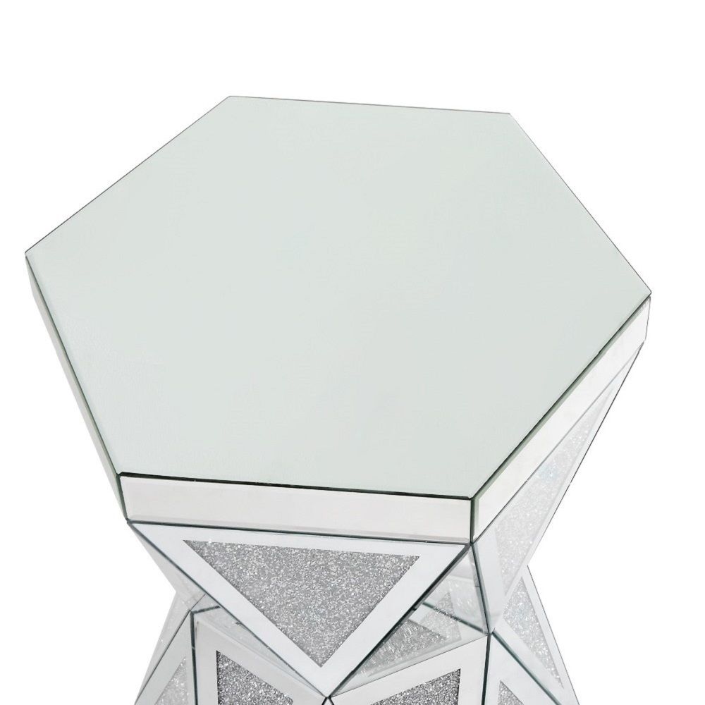 Noralie - 71" X 39" Dining Table - Mirrored & Faux Diamonds - Urban Living Furniture (Los Angeles, CA)