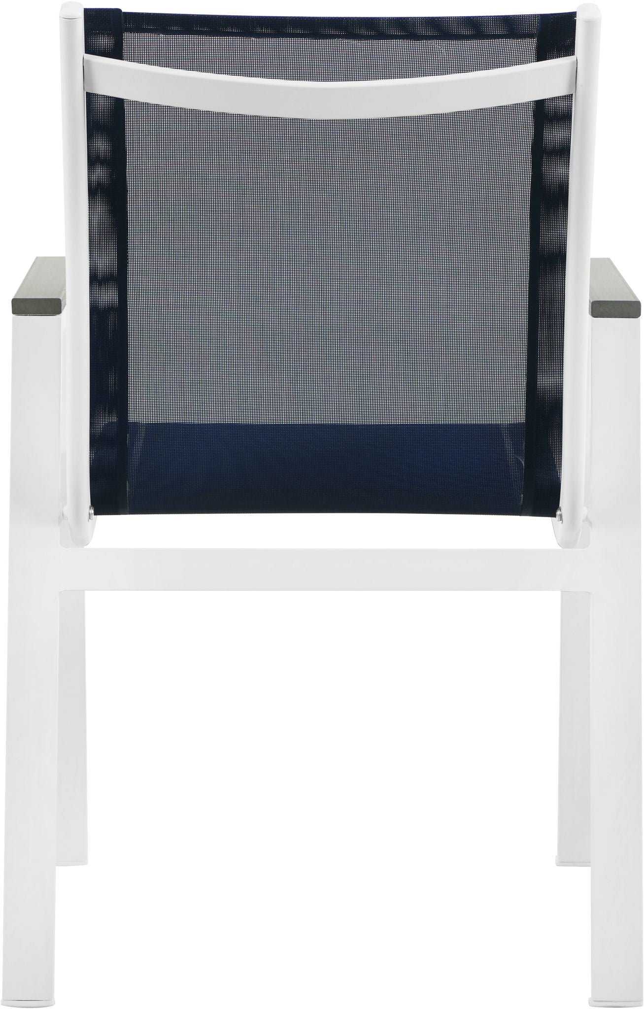 Nizuc - Outdoor Patio Dining Arm Chair With White Frame And Gray Arms (Set of 2) - Urban Living Furniture (Los Angeles, CA)