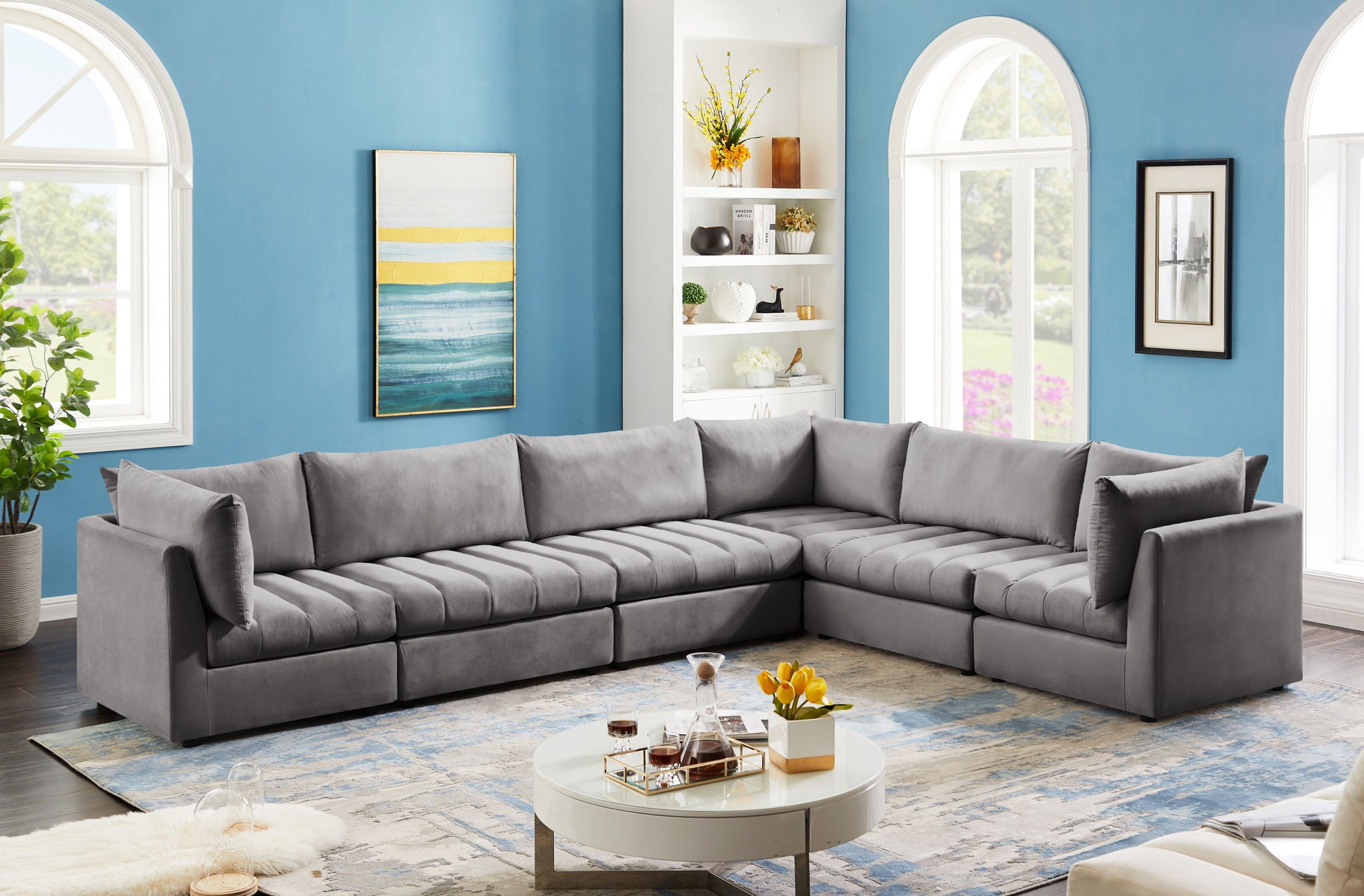 Jacob - 6 Pc. Modular Sectional - Urban Living Furniture (Los Angeles, CA)