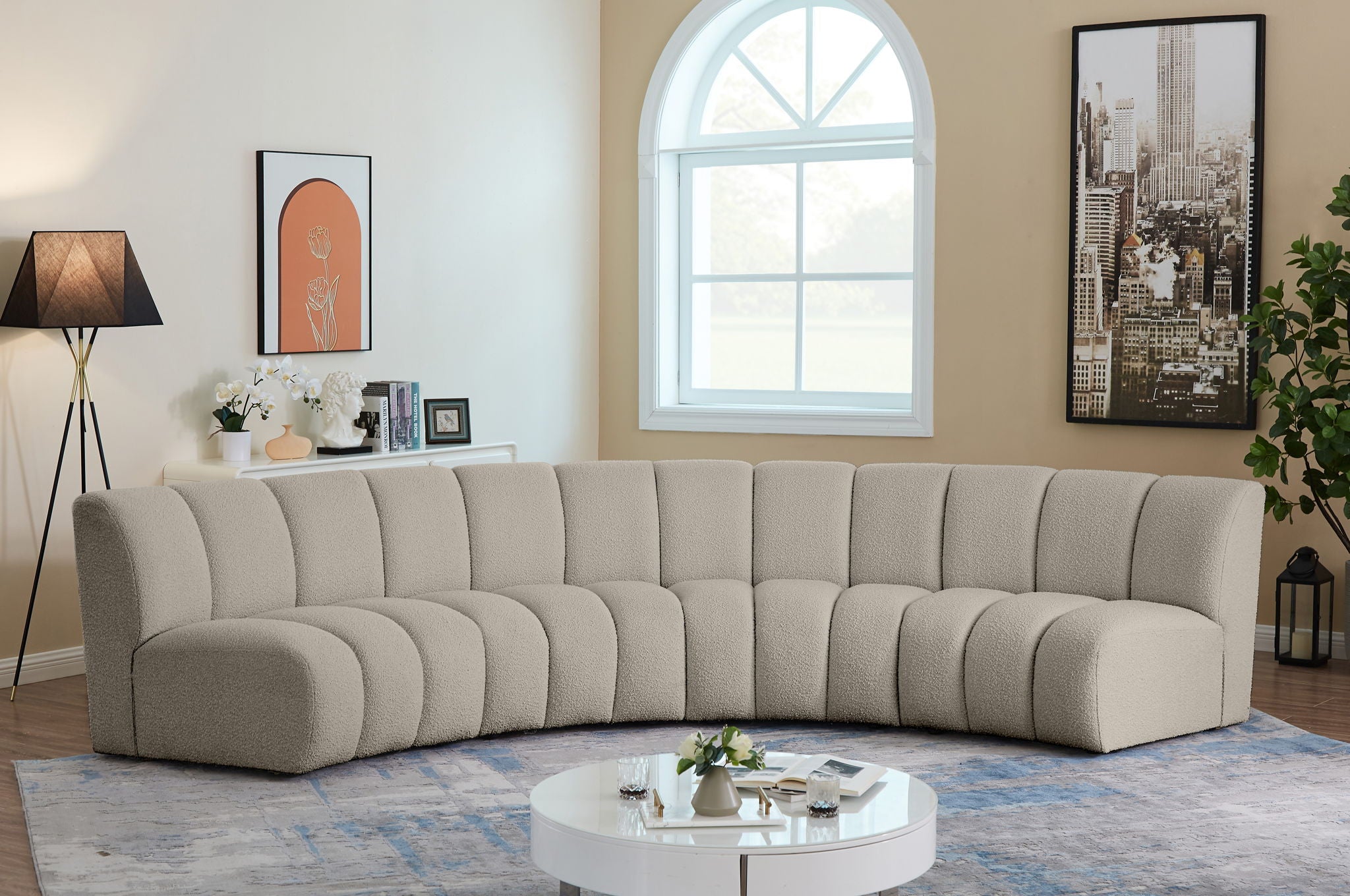 Infinity - 4 Piece Boucle Modular Sectional - Urban Living Furniture (Los Angeles, CA)