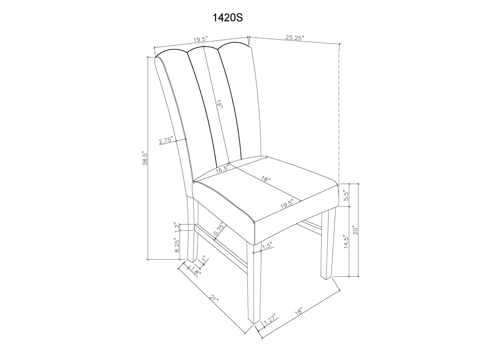 Vega - Side Chair (Set of 2) - Gray - Urban Living Furniture (Los Angeles, CA)