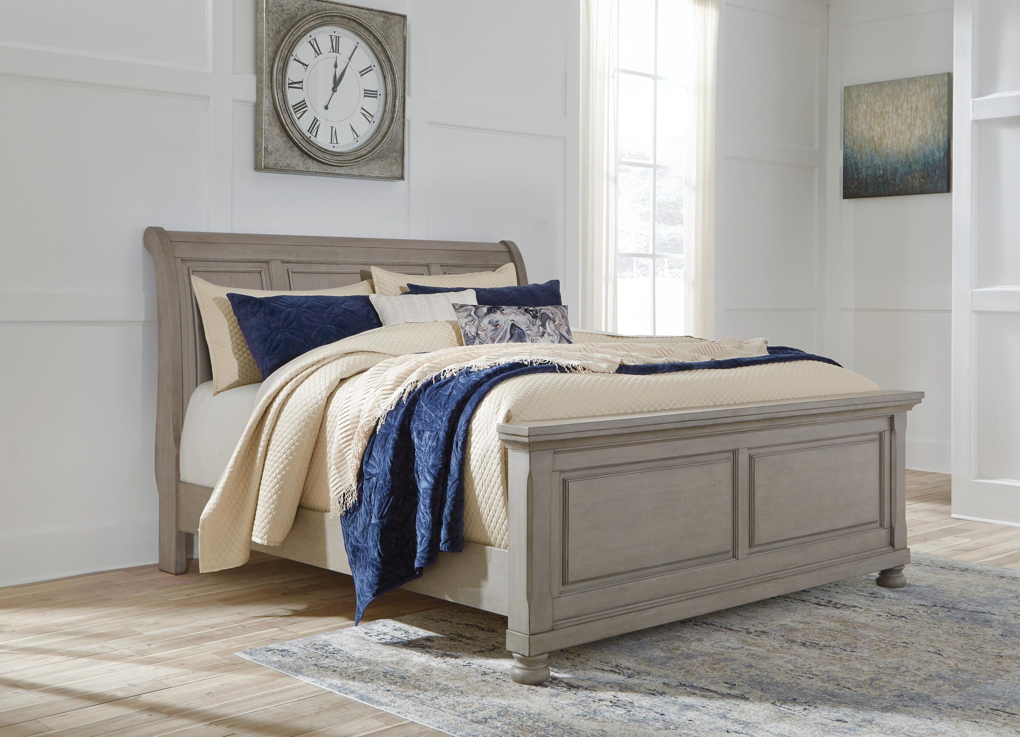 Lettner - Sleigh Bed - Urban Living Furniture (Los Angeles, CA)