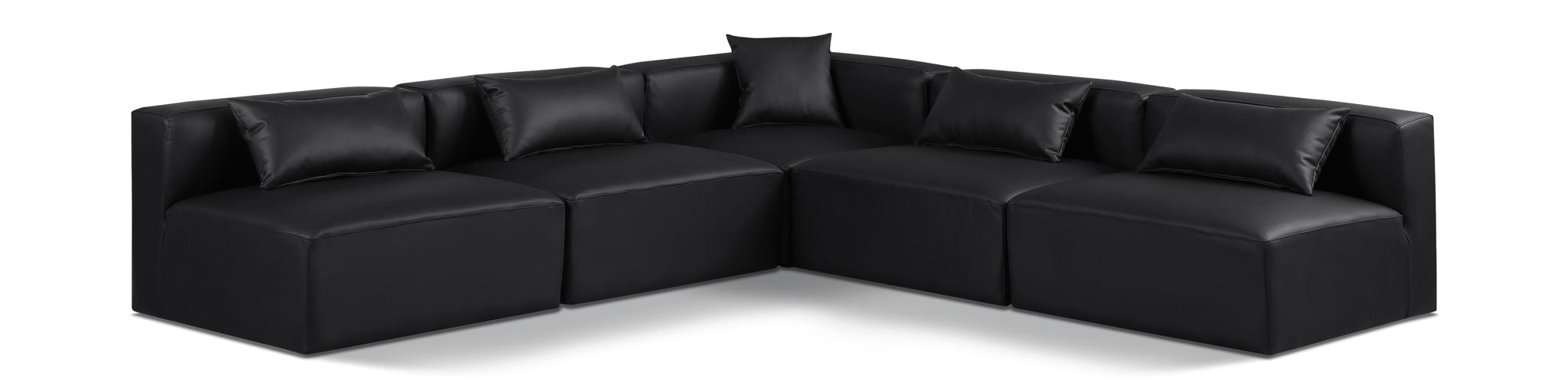 Cube - 5 Piece Modular Corner Armless Sectional - Urban Living Furniture (Los Angeles, CA)