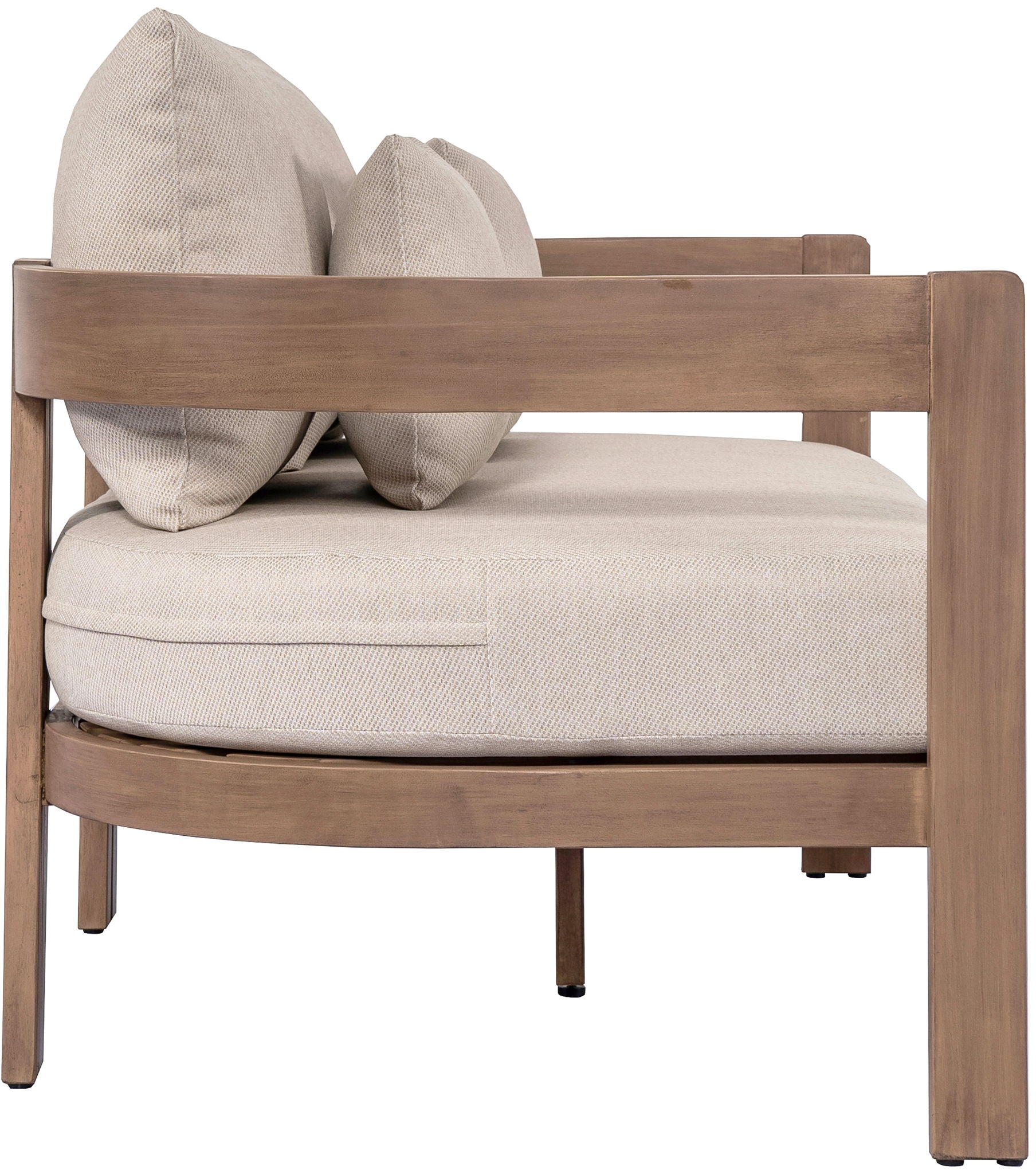 Newport - Water Resistant Fabric 65" Upholstered Outdoor Patio Loveseat - Urban Living Furniture (Los Angeles, CA)