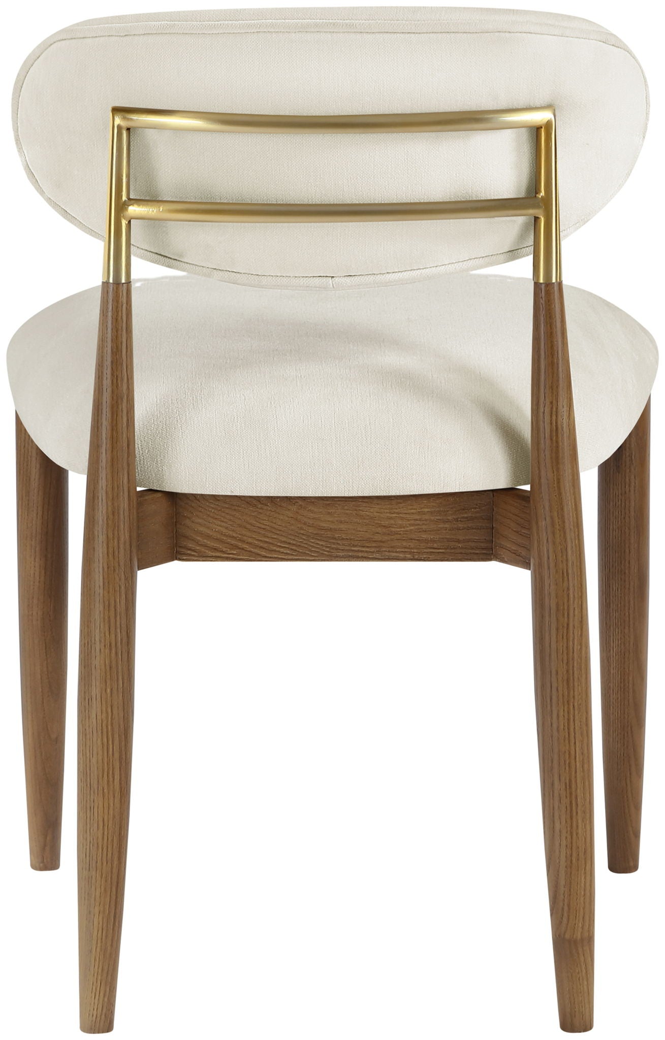 Riccio - Fabric Dining Side Chair (Set of 2) - Walnut Frame - Urban Living Furniture (Los Angeles, CA)