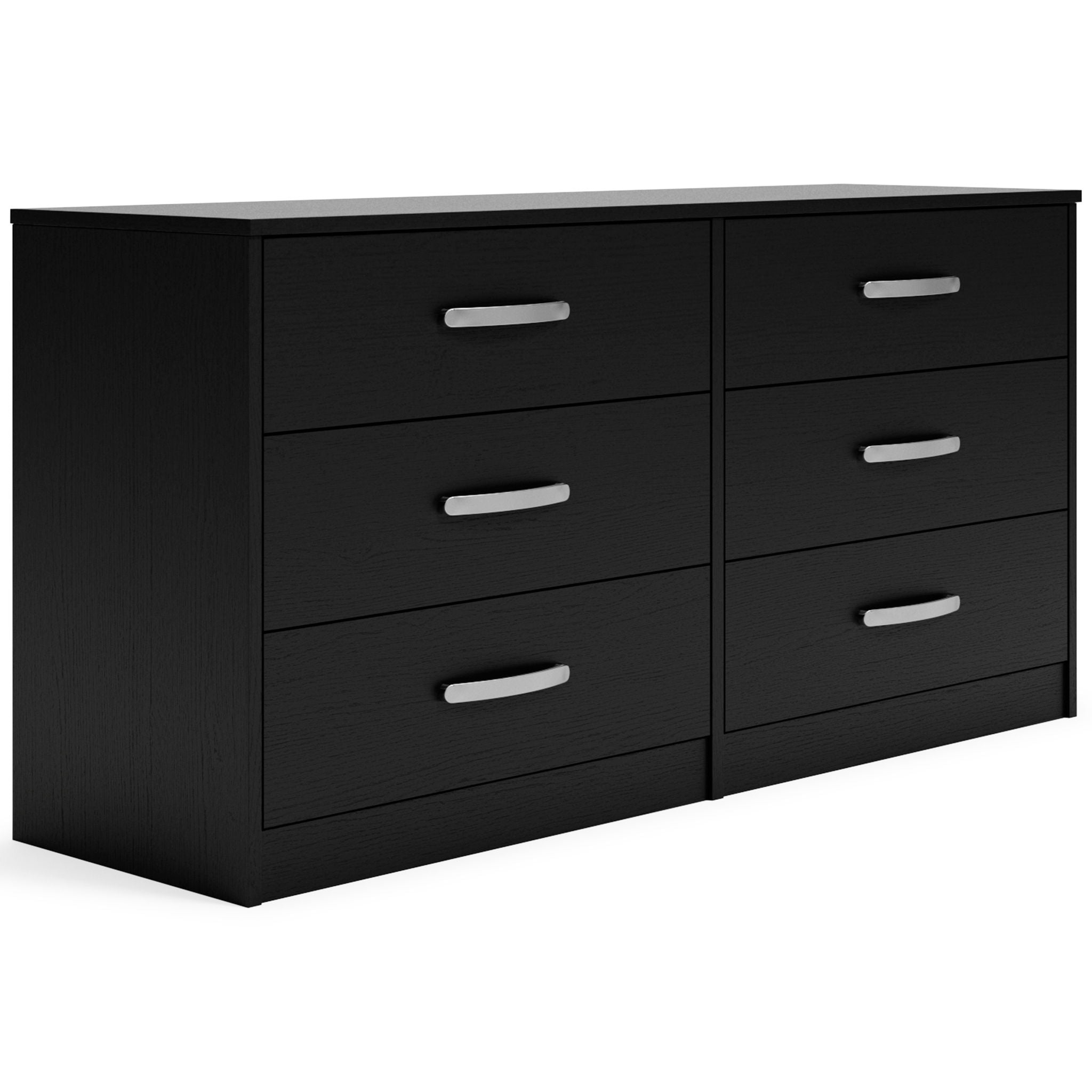 Finch - Black - Six Drawer Dresser - Urban Living Furniture (Los Angeles, CA)