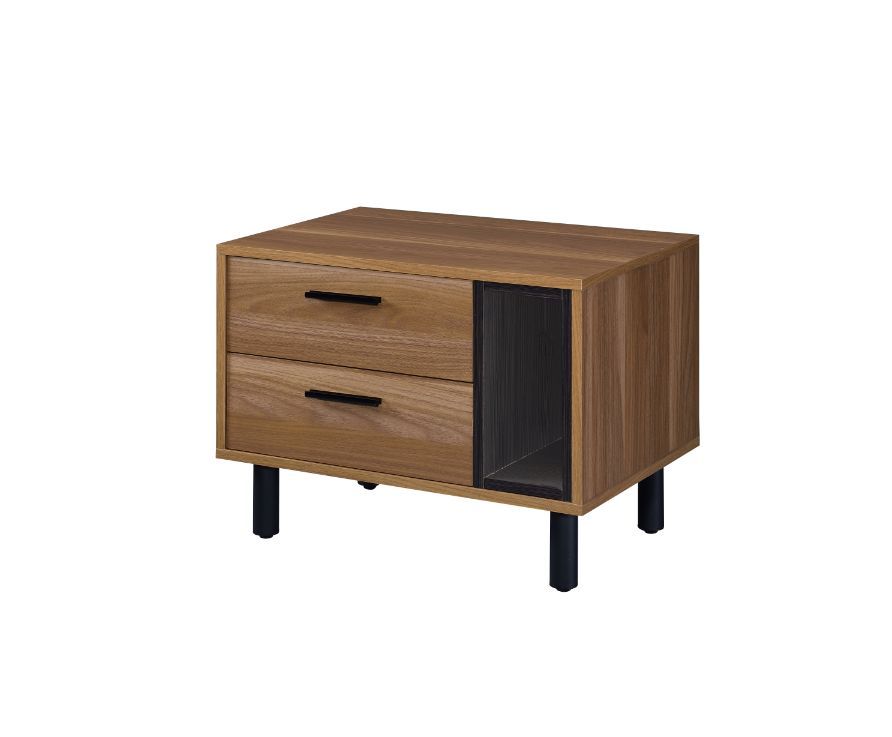 Trolgar - Accent Table - Brown Oak & Black - Urban Living Furniture (Los Angeles, CA)