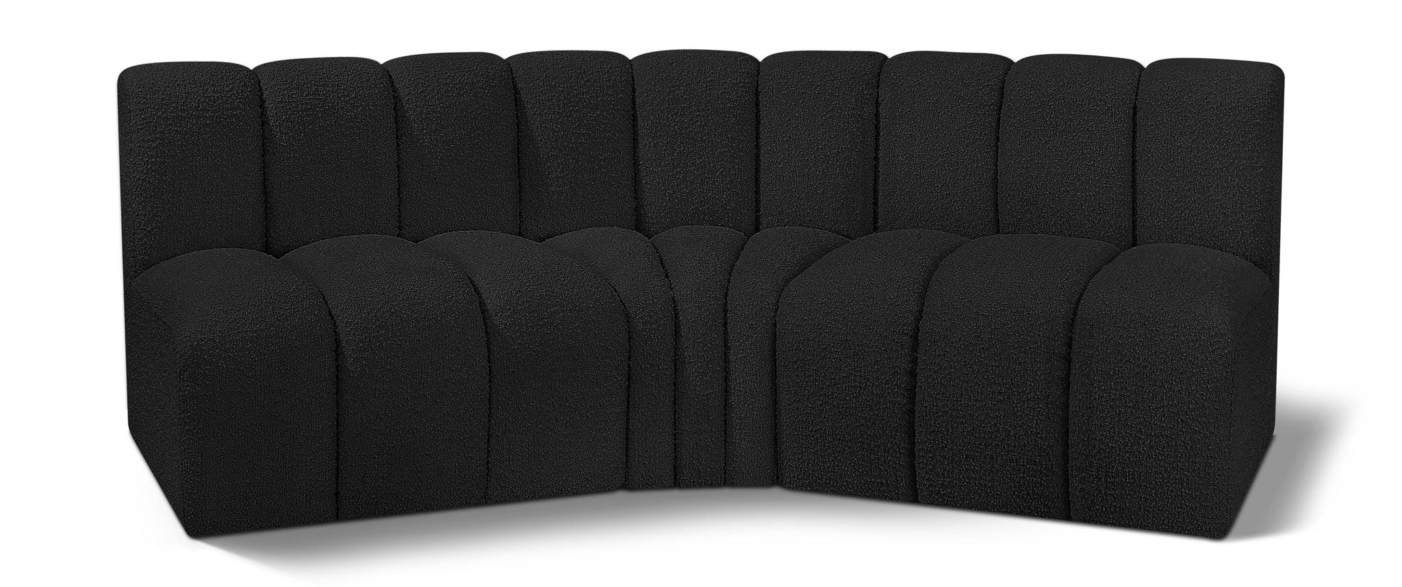 Arc - Boucle Fabric 3 Piece Modular Corner Sofa - Urban Living Furniture (Los Angeles, CA)