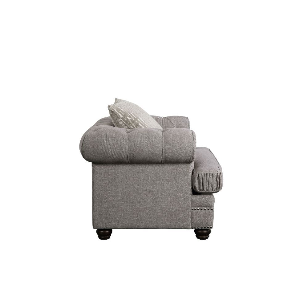 Gardenia - Chair - Gray Fabric - Urban Living Furniture (Los Angeles, CA)