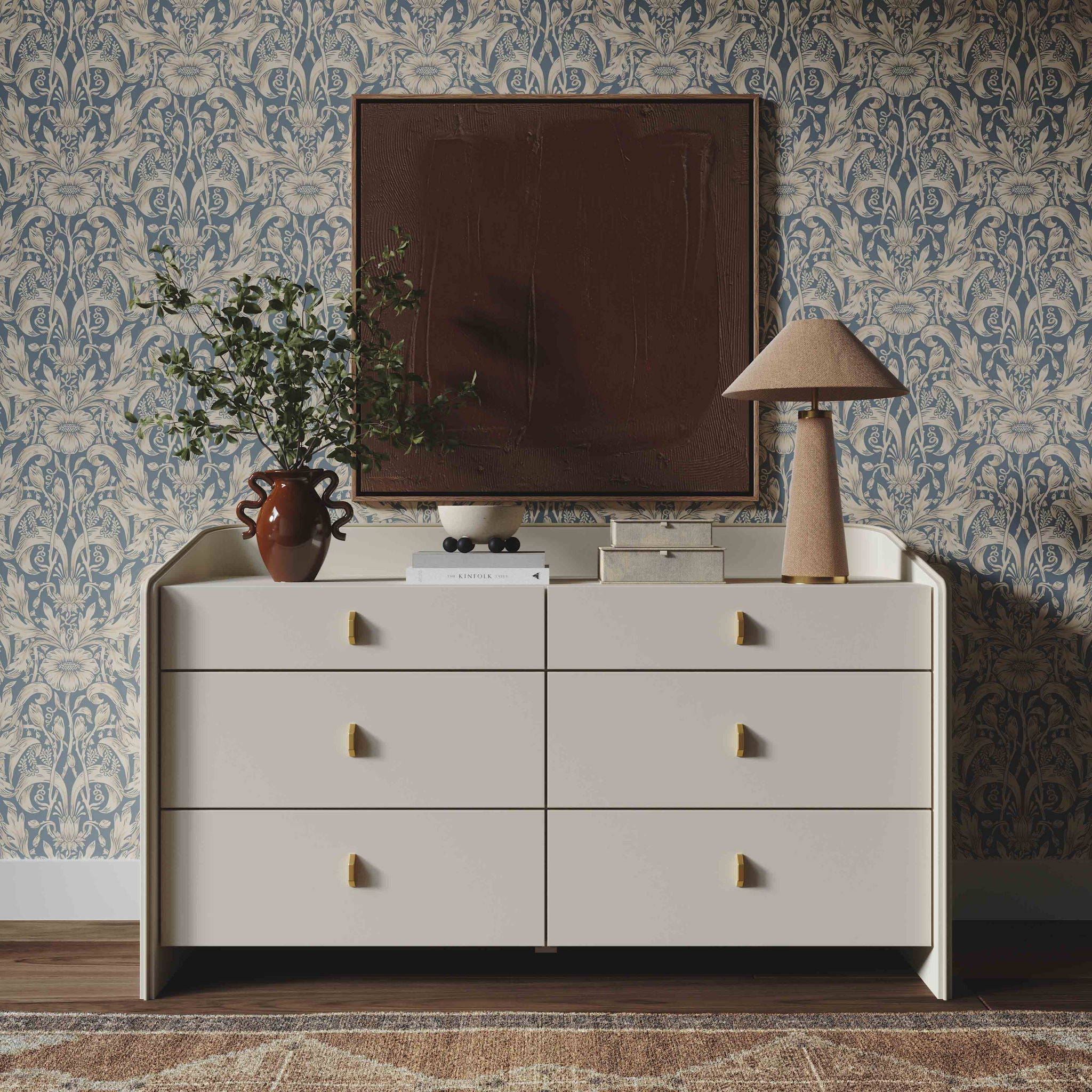Collins - 6-Drawer Dresser - Cream - Urban Living Furniture (Los Angeles, CA)