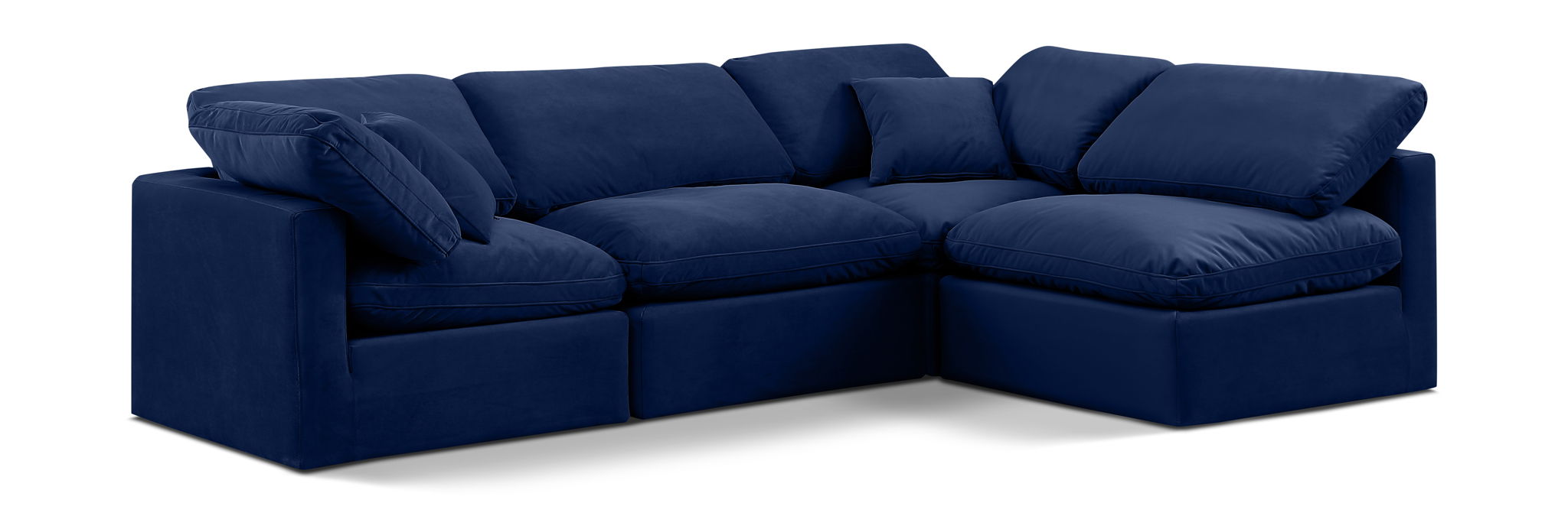 Indulge - Velvet 4 Piece Modular Sectional - Urban Living Furniture (Los Angeles, CA)