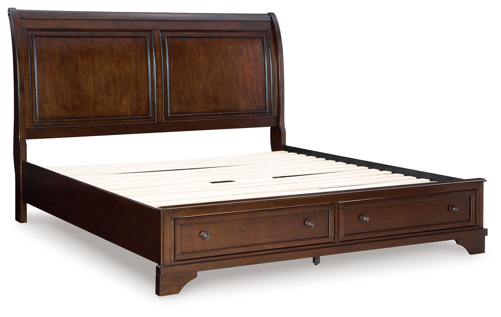 Trellington - Brown - King Sleigh Storage Bed - Urban Living Furniture (Los Angeles, CA)