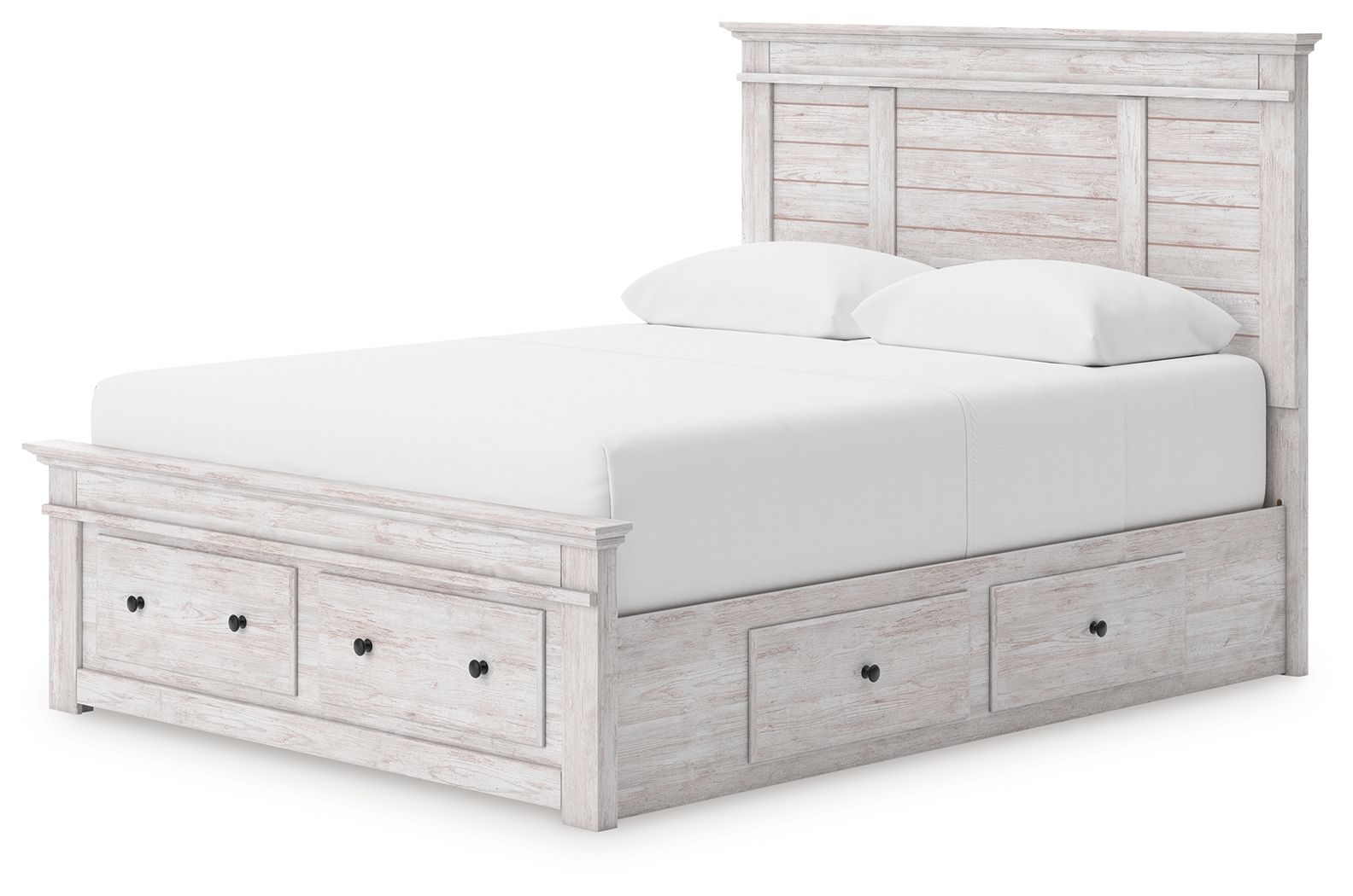 Makidern - Panel Storage Bed With 2 Under Bed Storage Units - Urban Living Furniture (Los Angeles, CA)