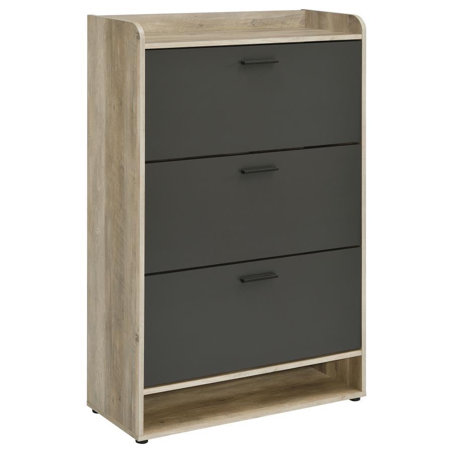 Denia - 3-Tier Engineered Wood Shoe Cabinet - Urban Living Furniture (Los Angeles, CA)