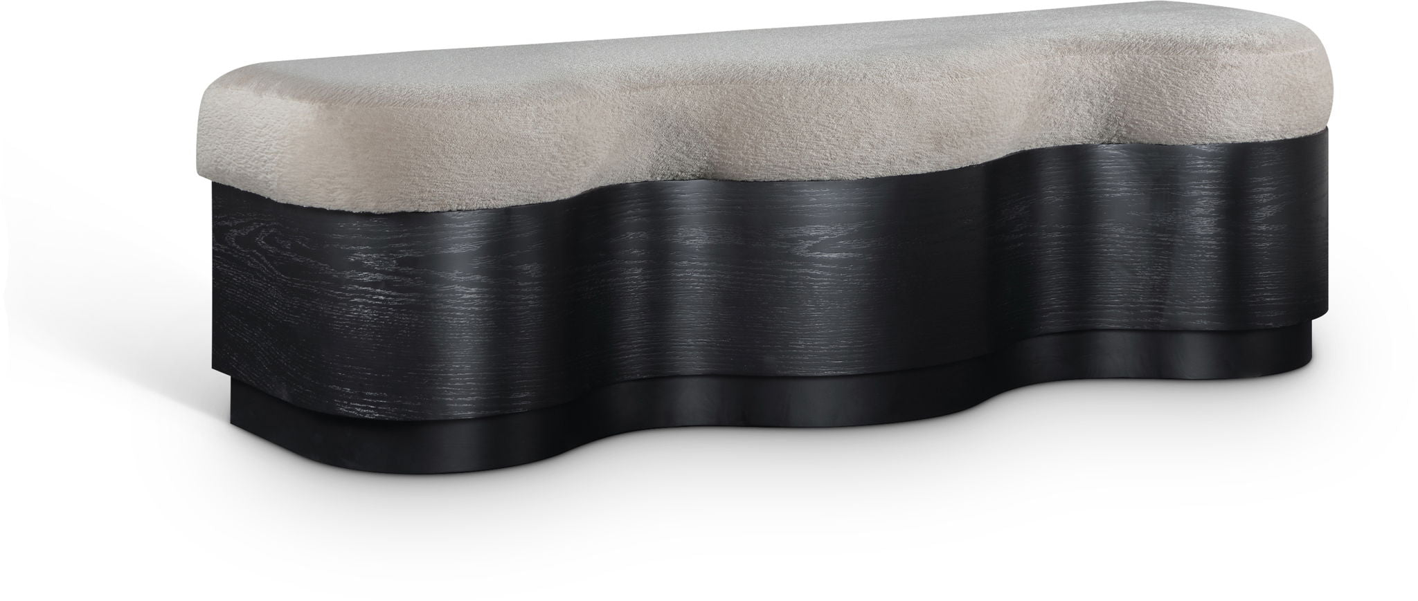 Savoy - Bench With Black Base - Urban Living Furniture (Los Angeles, CA)