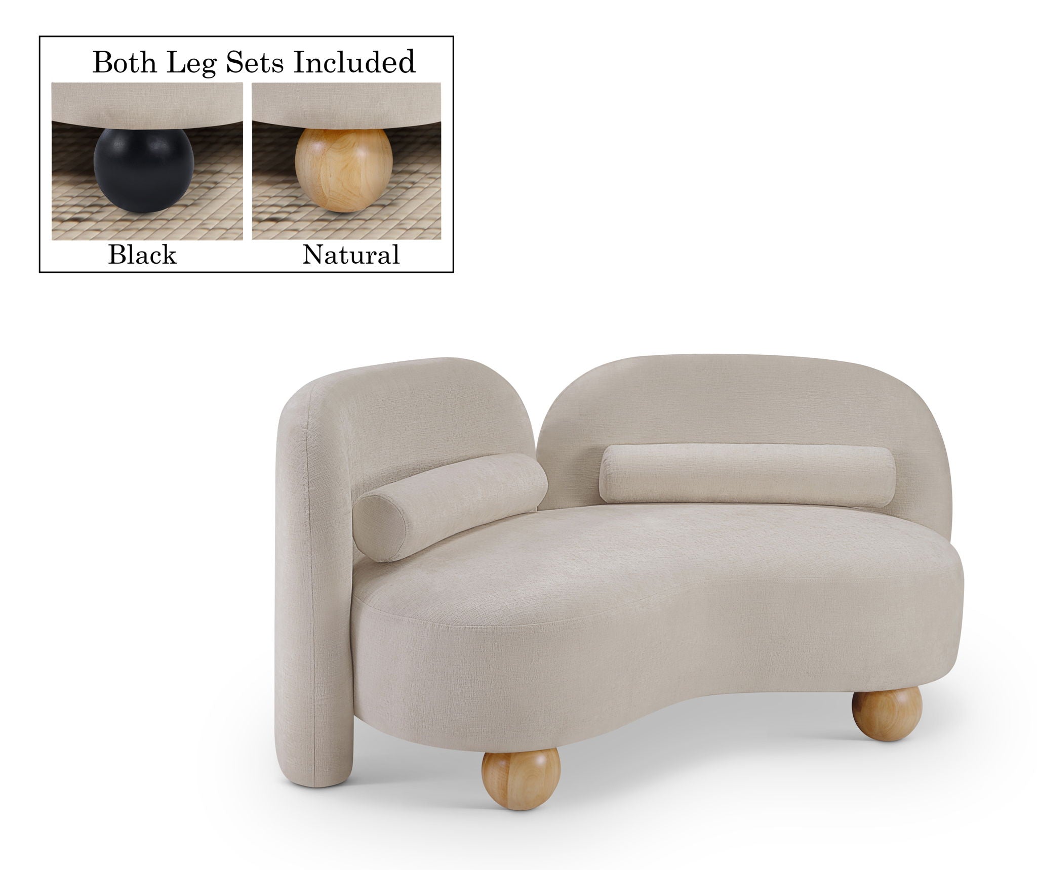 Daphne - Chenille Loveseat - Urban Living Furniture (Los Angeles, CA)
