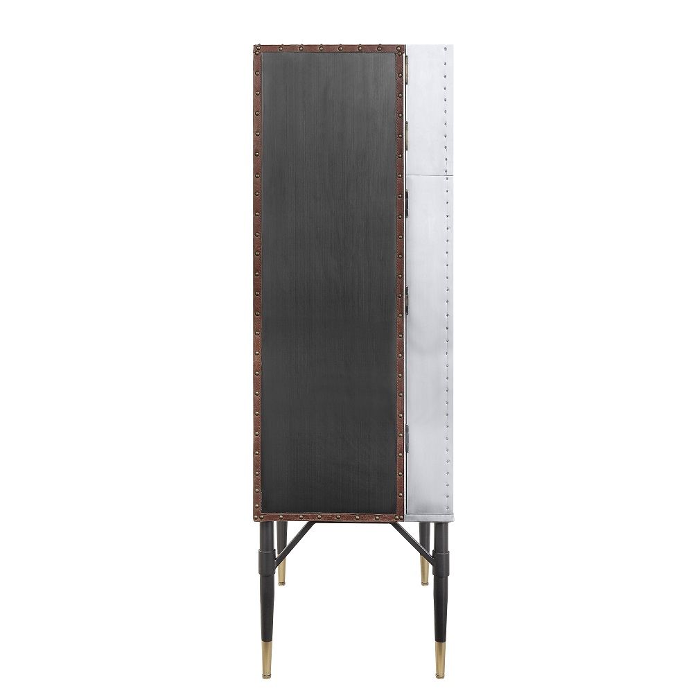 Yoela - Wine Cabinet - Aluminum - Urban Living Furniture (Los Angeles, CA)