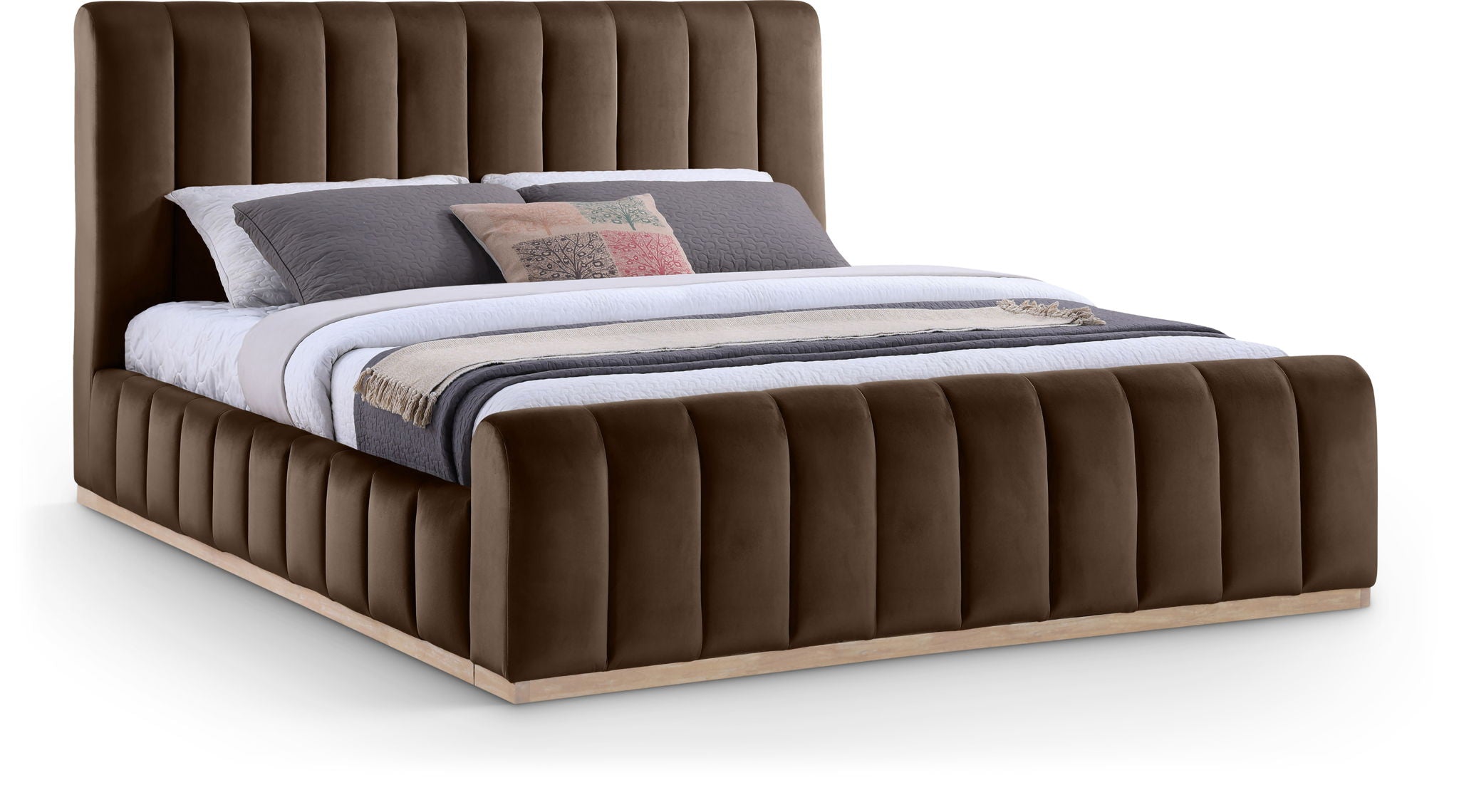 Amara - Velvet Bed - Urban Living Furniture (Los Angeles, CA)