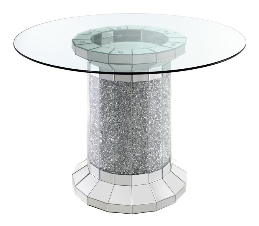 Ellie - Mirrored Counter Height Dining Table Set - Urban Living Furniture (Los Angeles, CA)