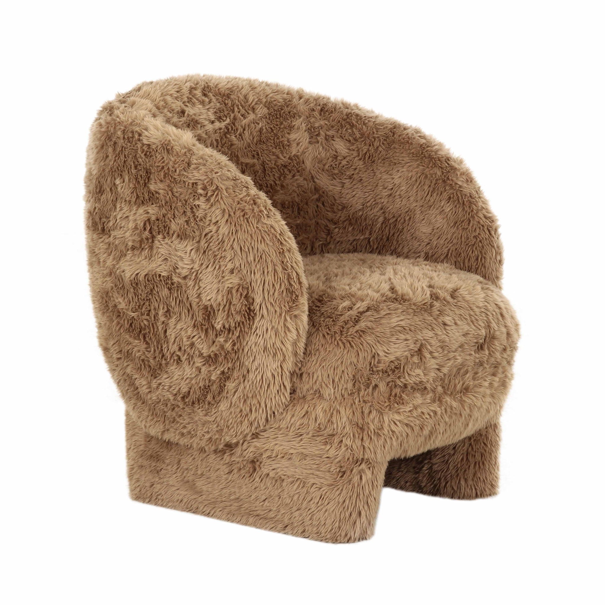 Kiki - Vegan Shearling Accent Chair - Urban Living Furniture (Los Angeles, CA)