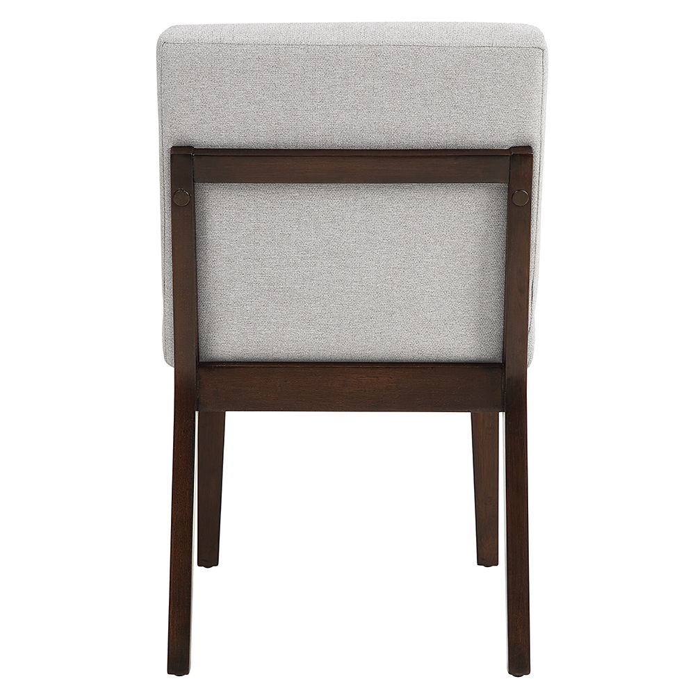 Edwyn - Side Chair (Set of 2) - Gray Fabric & Brown - Urban Living Furniture (Los Angeles, CA)