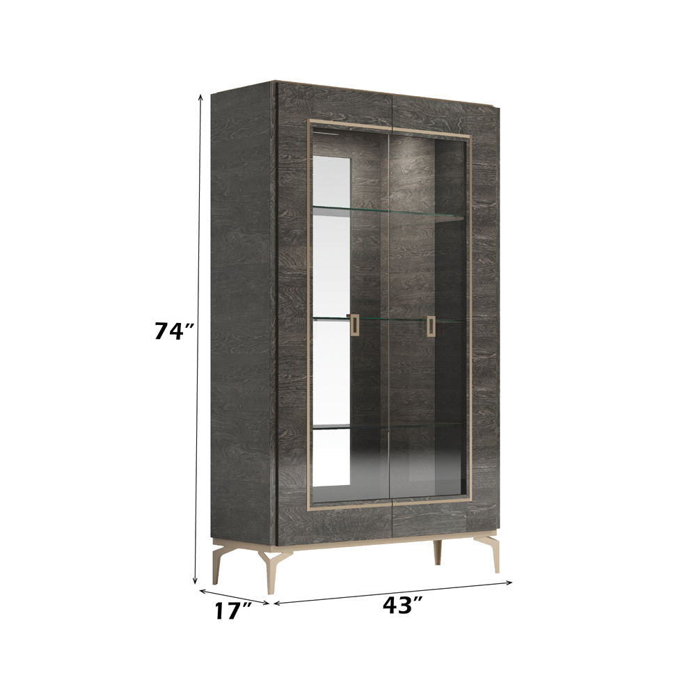 Venezia - Wine Cabinet - Gray - Urban Living Furniture (Los Angeles, CA)