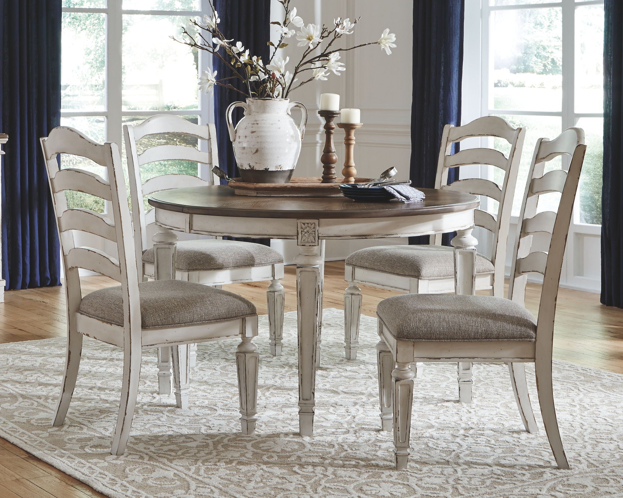 Realyn - Oval Dining Table Set - Urban Living Furniture (Los Angeles, CA)