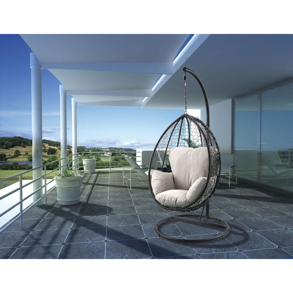 Simona - Patio Swing Chair with Stand - Urban Living Furniture (Los Angeles, CA)