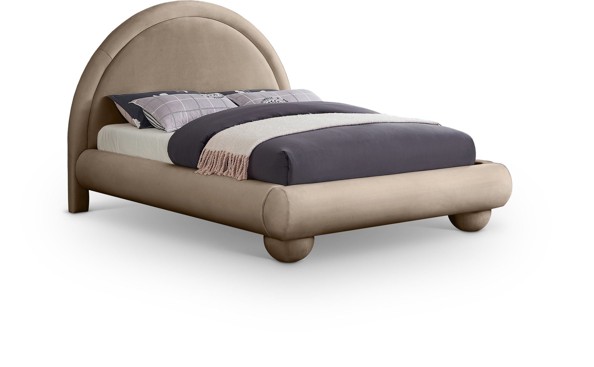 Madrid - Velvet Upholstered Bed - Urban Living Furniture (Los Angeles, CA)
