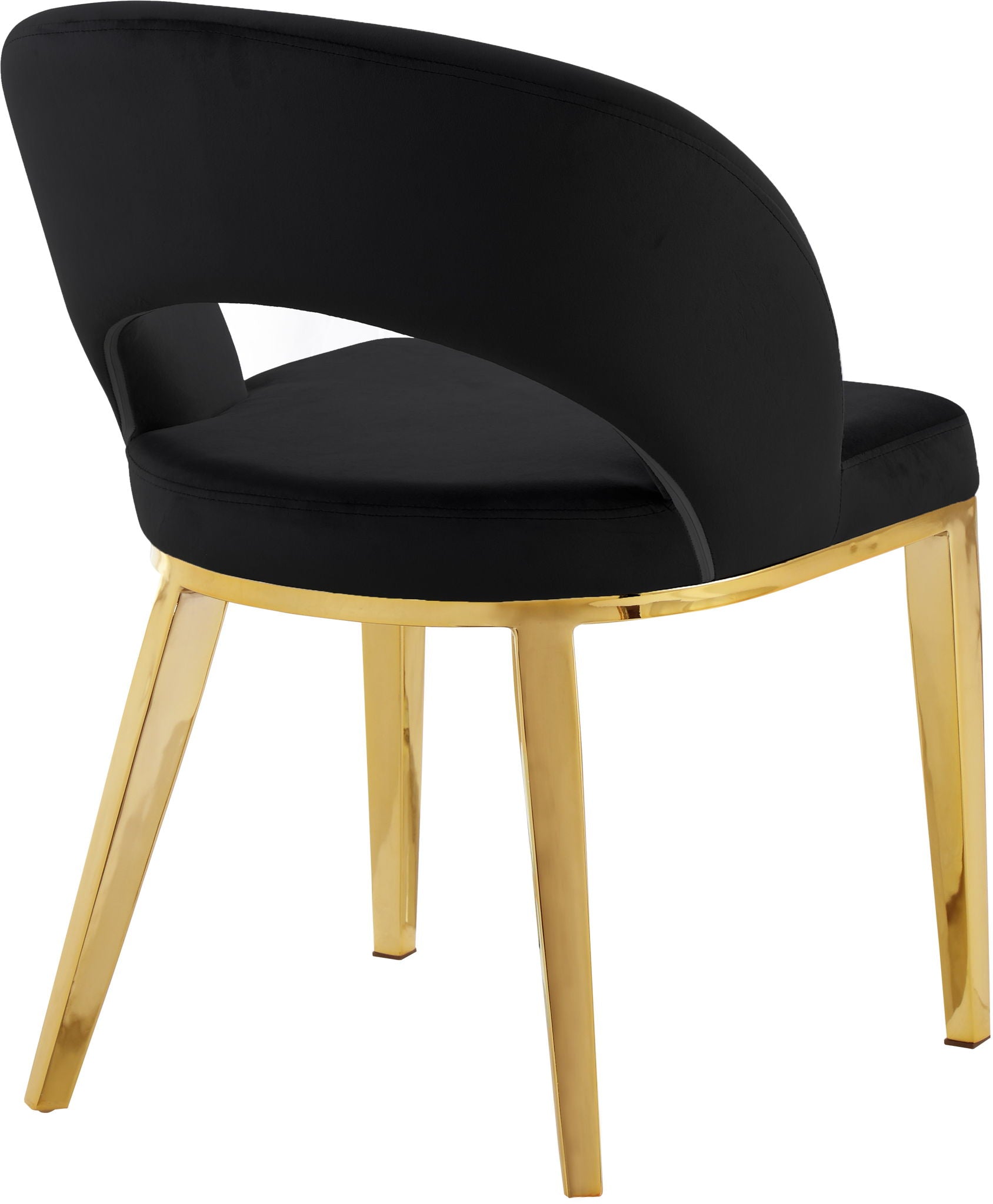 Roberto - Dining Chair with Gold Legs - Urban Living Furniture (Los Angeles, CA)