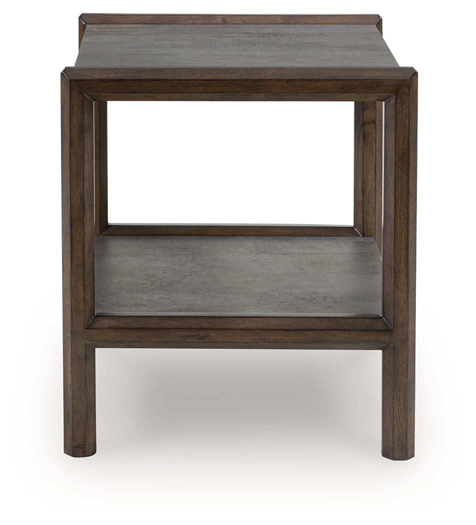 Kallenny - Brown / Gray - Rectangular End Table - Urban Living Furniture (Los Angeles, CA)