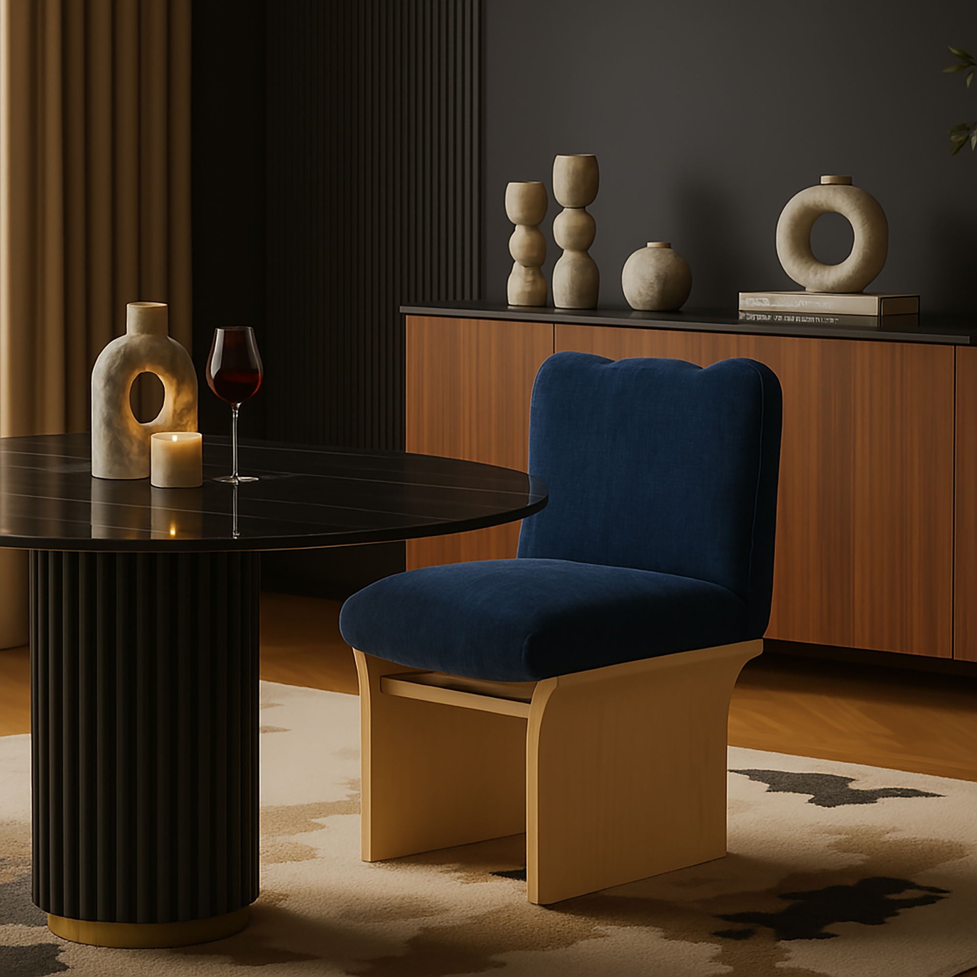 Shaw - Dining Chair - Natural Base - Urban Living Furniture (Los Angeles, CA)
